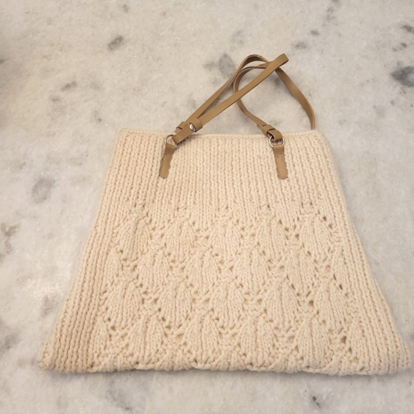 Vintage Wool Blend Small Quilted Knit Purse - Picture 5 of 8